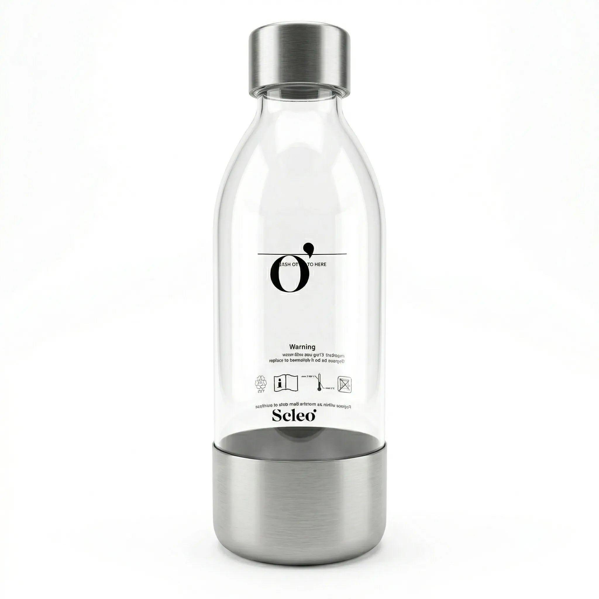 Seleo Lumi 0.5L PET carbonating bottle, the perfect portable size for gym and car in Kuwait - زجاجة سيلو لومي سعة 0.5 لتر، الحجم المثالي للتنقل، النادي الرياضي، والسيارة في الكويت - Durable and BPA-free fizz saver.