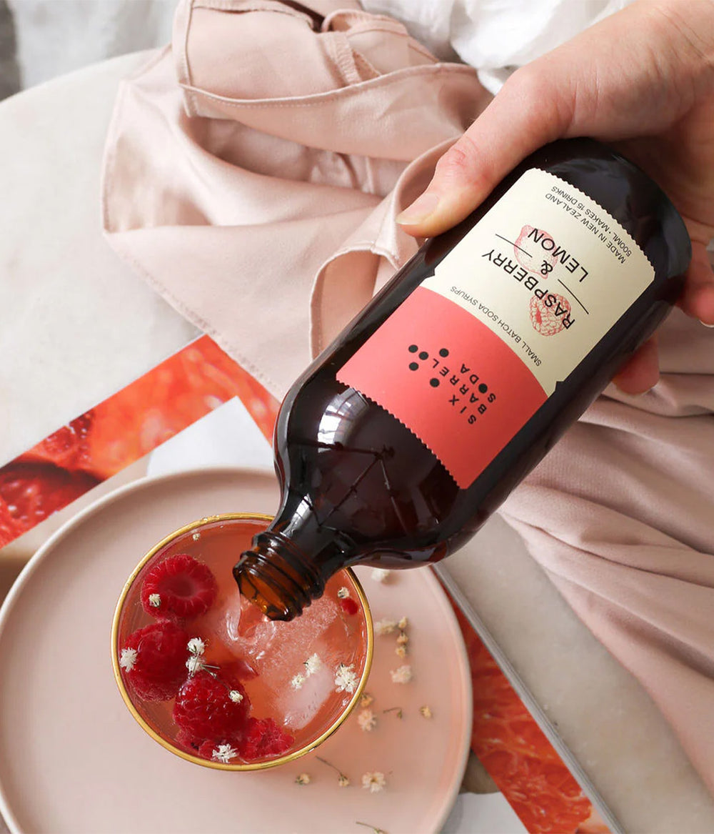 Raspberry & Lemon Soda Syrup | Seleo Kuwait
