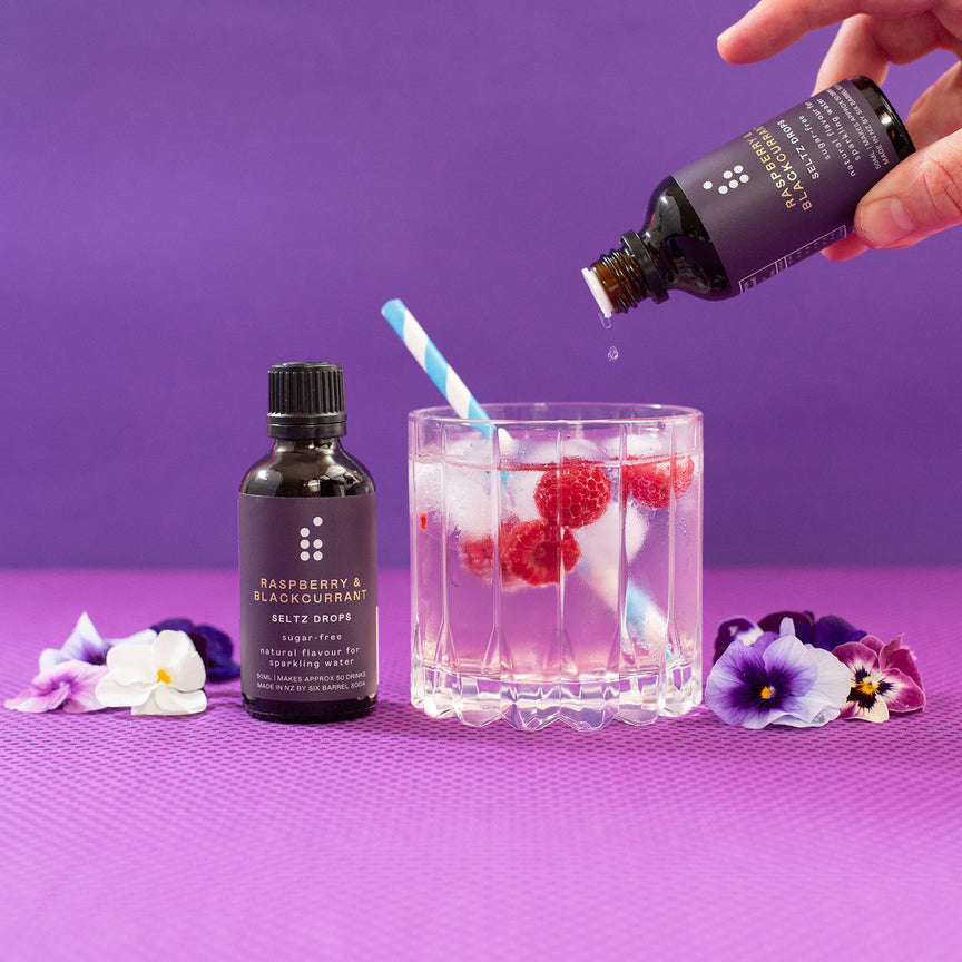  Raspberry Blackcurrant Seltz Drops 