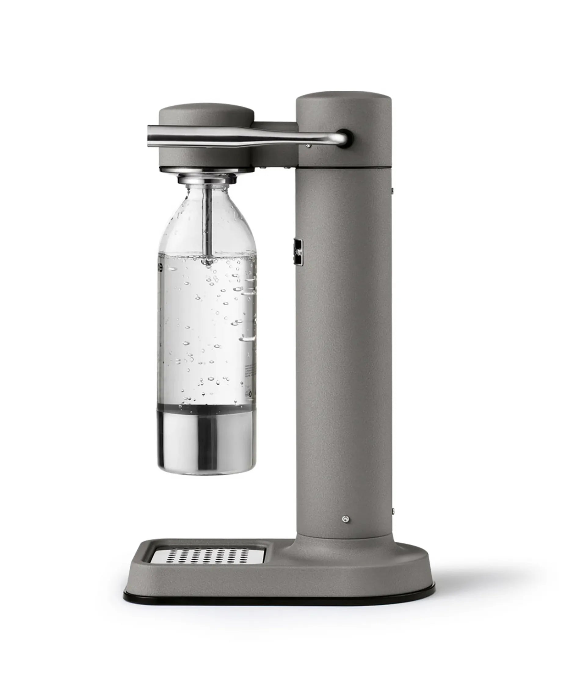 Aarke Carbonator 3 Matte Grey featuring CNC-machined precision nozzle - جهاز آر كي كاربونيتر 3 السويدي الأصلي، دقة هندسية ونظام أمان متطور لتحضير أرقى المشروبات الفوارة في الكويت - The ultimate trend in modern Kuwaiti kitchen gadgets.